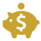 Piggy bank icon